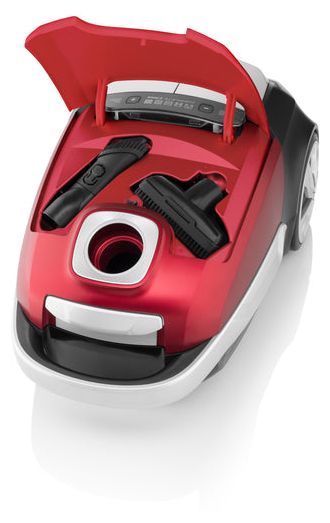 Bodenstaubsauger mit Staubbeutel 800 W HEPA  Adagio (Rot) 