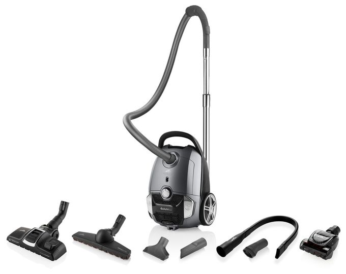 Bodenstaubsauger Beutellos 800 W HEPA  Avanto (Schwarz, Grau) 