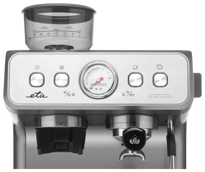 Siebträger Kaffeemaschine 15 bar 1550 W  Baricelo (Silber, Edelstahl) 