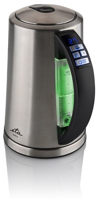 1,7 l Wasserkocher 2200 W  Elektra (Schwarz, Edelstahl) 