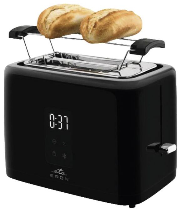Toaster 930 W 2 Scheibe(n) 7 Stufen  Eron (Schwarz, Edelstahl) 