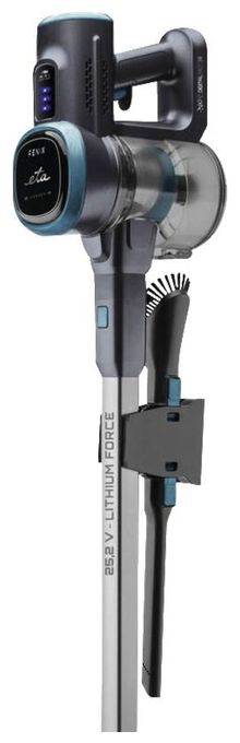 Handstaubsauger Beutellos bis 40 min Laufzeit 25,2 V HEPA  Fenix (Blau, Grau) 