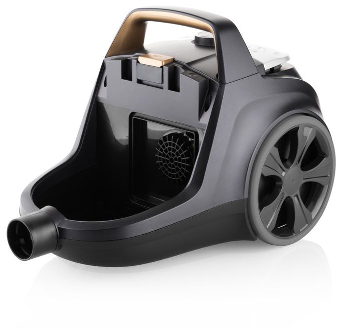 Bodenstaubsauger Beutellos 850 W HEPA (Schwarz, Gold, Silber) Grande Animal 