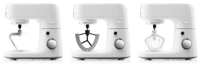 1000 W Küchenmaschine 4 l  Mezo III Bravo (Edelstahl, Weiß) 