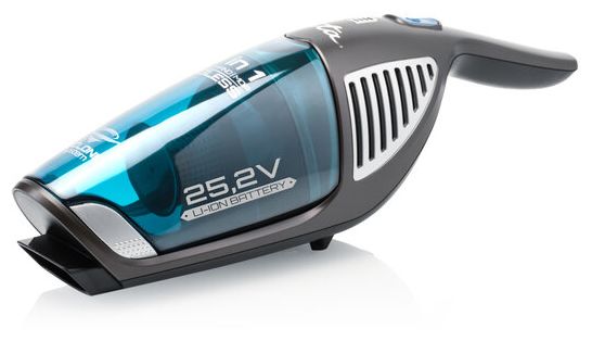 Handstaubsauger mit Staubbeutel bis 60 min Laufzeit 25,2 V HEPA  Moneto Aqua Plus (Schwarz, Grau) 