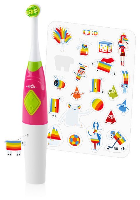 Rotierende Zahnbürste für Kinder 4500 Bewegungen pro Minute  Sonetic Kids (Pink) 