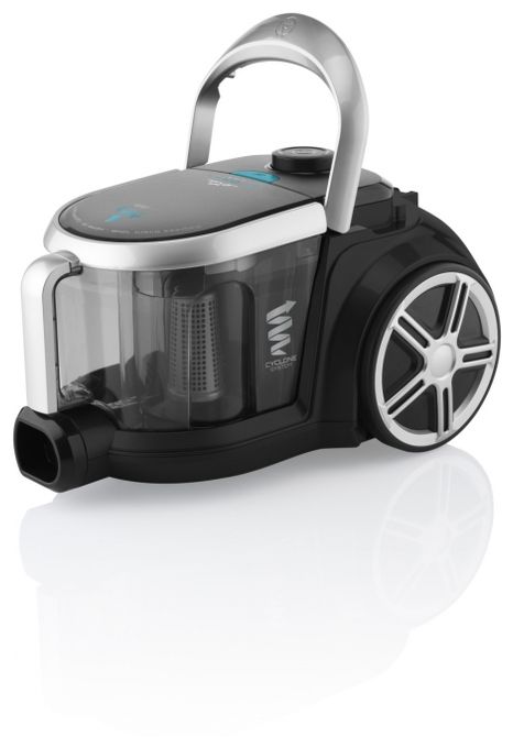 Bodenstaubsauger Beutellos 800 W HEPA  Stormy Car (Schwarz) 