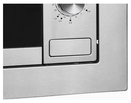 Einbau-Mikrowelle 800 W Größe: klein 5 Stufen (Edelstahl) EMW10-020 