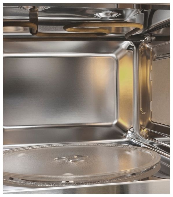 Einbau-Mikrowelle 800 W Größe: klein 5 Stufen Grill (Schwarz) EMW20.1G 