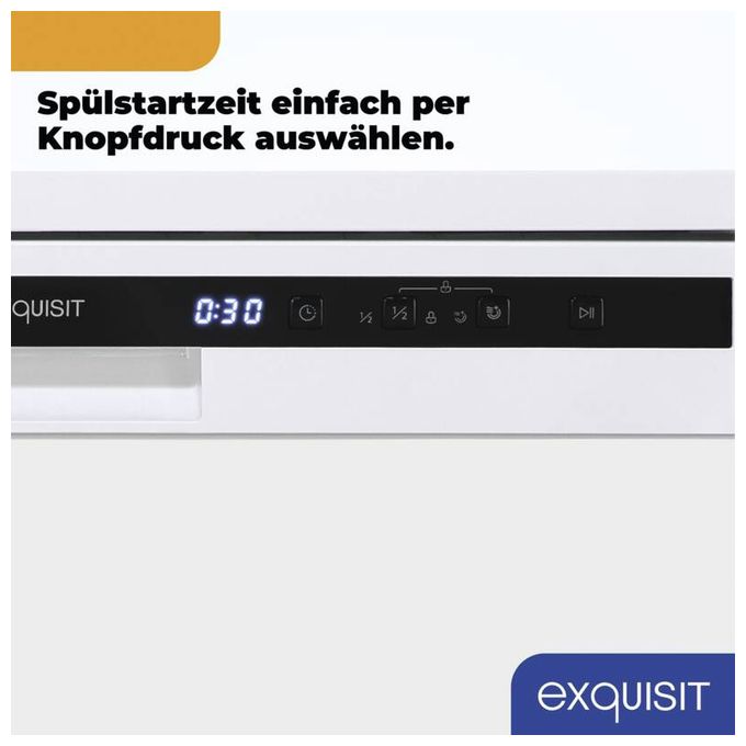 60 cm Geschirrspüler freistehend Leise 12 Maßgedecke GSP6312-030E 