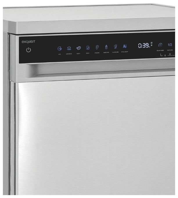 60 cm Geschirrspüler freistehend Leise 16 Maßgedecke aquaStop Funktion GSP9616-450B 
