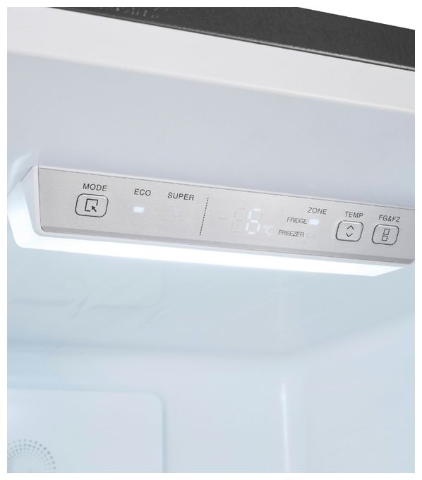 273 l / 173 l Kühl-Gefrierkombi freistehend NoFrost 216 kWh Jahr  KGC400-130-NF-040D (Edelstahl) 