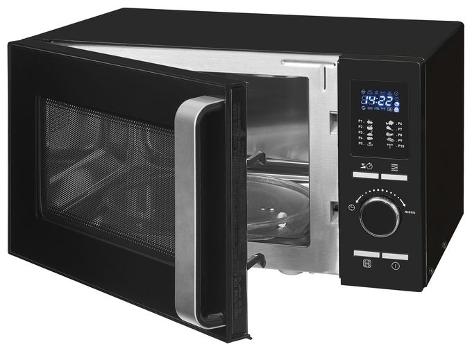 Freistehende Mikrowelle 900 W Größe: klein 11 Stufen Grill  MW8925-7 (Schwarz) 