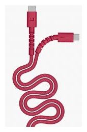 Stecker Rundkabel USB C auf USB C bis 100 W 2 m  2CCC201BR (Rot) 