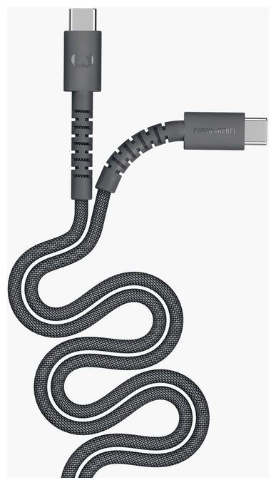 Stecker Rundkabel USB C auf USB C bis 100 W 2 m  2CCC201SG (Grau) 