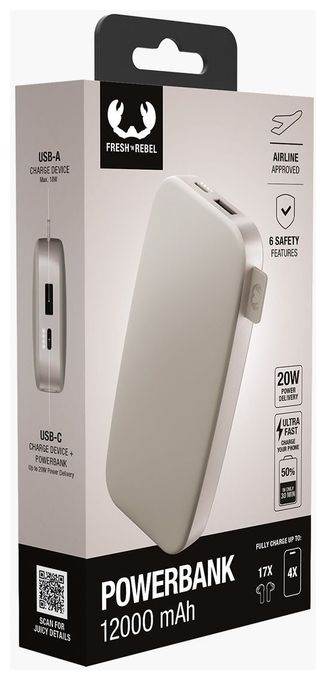 12000 mAh Powerbank USB Typ-C  2PB12100SS (Sand) 