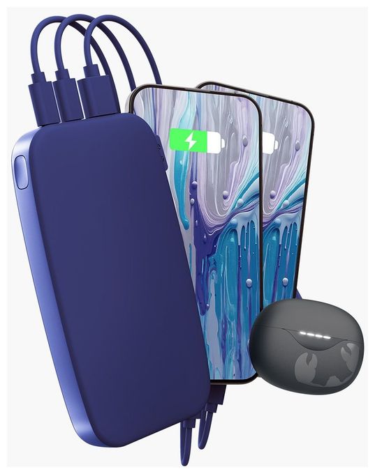 18000 mAh Powerbank USB Typ-C  2PB18100TB (Blau) 