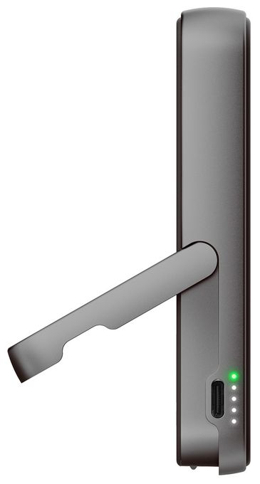 10000 mAh Powerbank USB Typ-C Kabelloses Laden  Magnetic Wireless (Grau) 