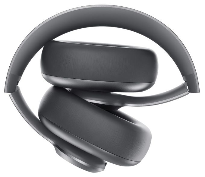 Ohraufliegender Bluetooth Kopfhörer kabellos 80 h Laufzeit USB Typ-C  Clam Blaze 2 (Dunkles Grau) 