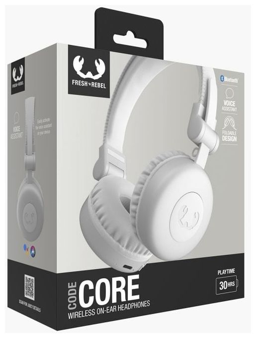 Ohraufliegender Bluetooth Kopfhörer kabellos 30 h Laufzeit USB Typ-C  Code Core (Grau) 