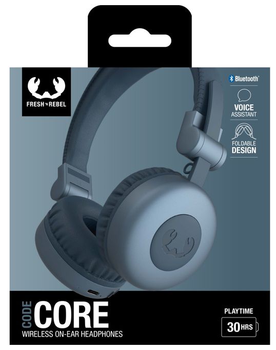 Ohraufliegender Bluetooth Kopfhörer kabellos 30 h Laufzeit USB Typ-C  Code Core (Blau) 