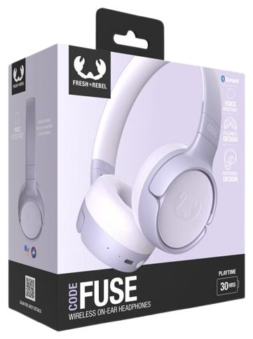 Ohraufliegender Bluetooth Kopfhörer kabellos 30 h Laufzeit USB Typ-C  Code Fuse (Lila) 