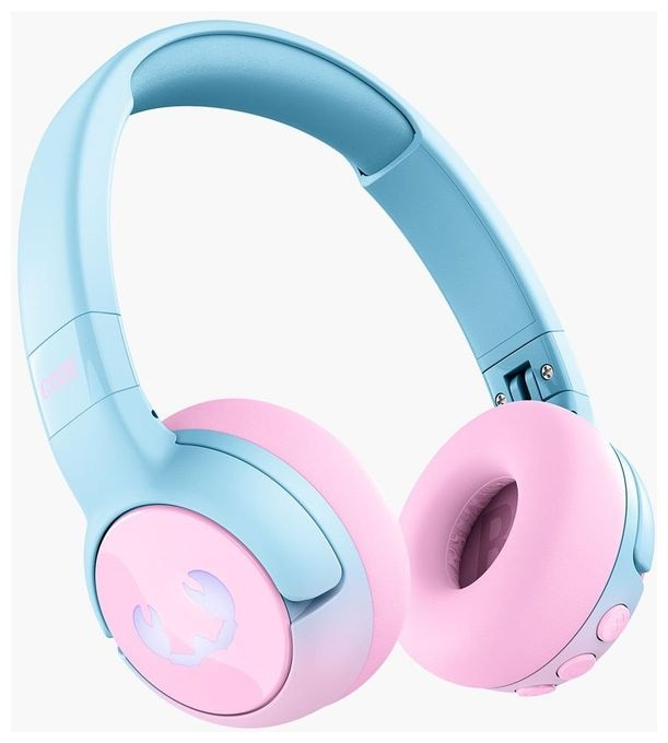 Ohraufliegender Bluetooth Kopfhörer kabellos 48 h Laufzeit USB Typ-C  Code Junior (Blau, Pink) 