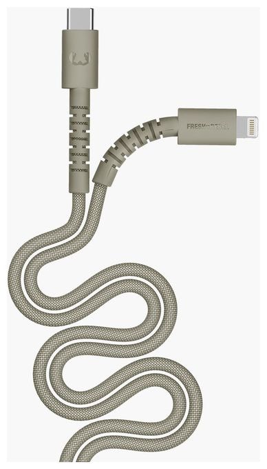 Stecker Rundkabel Lightning auf USB C 2 m  FlexWave (Grün) 