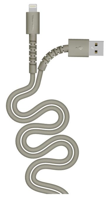 Stecker Rundkabel Lightning auf USB A 2 m  FlexWave (Grün) 