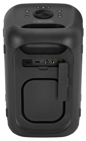 50 W Bluetooth Lautsprecher IPX7 Laufzeit bis 20 h  Party Loud Medium (Schwarz) 