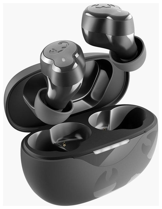 In-Ear Bluetooth Kopfhörer kabellos 7 h Laufzeit USB Typ-C  Twins Breez (Grau) 