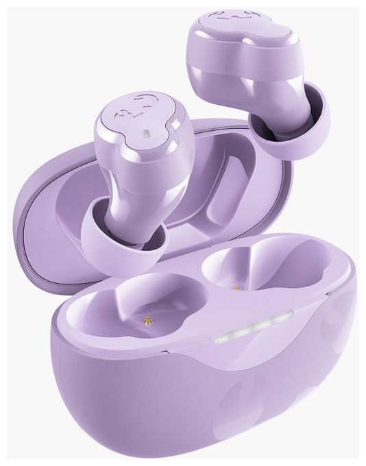 In-Ear Bluetooth Kopfhörer kabellos 7 h Laufzeit USB Typ-C  Twins Breez (Lila) 