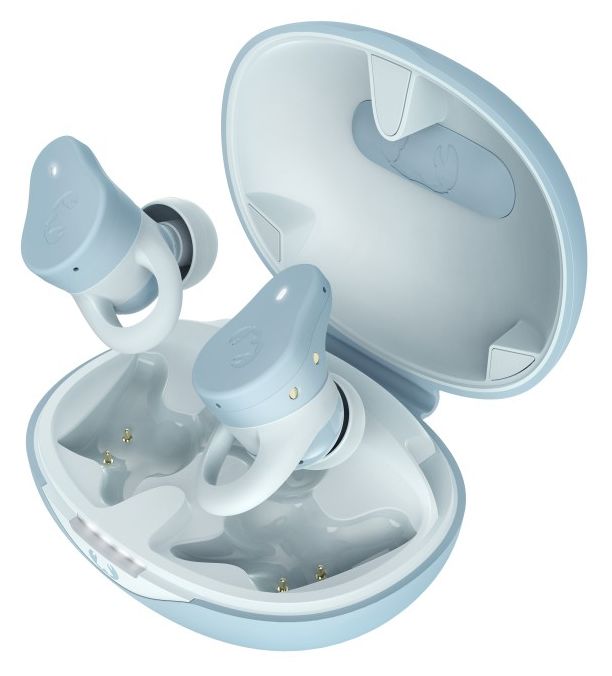 In-Ear Bluetooth Kopfhörer kabellos 9 h Laufzeit IP57  Twins Rush (Blau) 