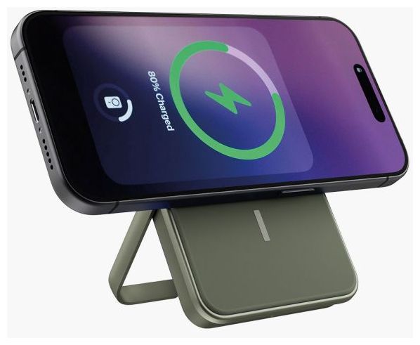 5000 mAh Powerbank USB Typ-C Kabelloses Laden  Wireless Magnetic (Grün) 