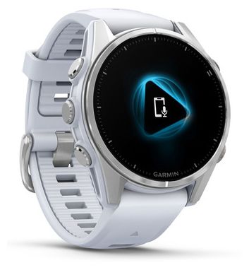 Digital 43 mm  Smartwatch Rund  Fenix 8 (Silber) 