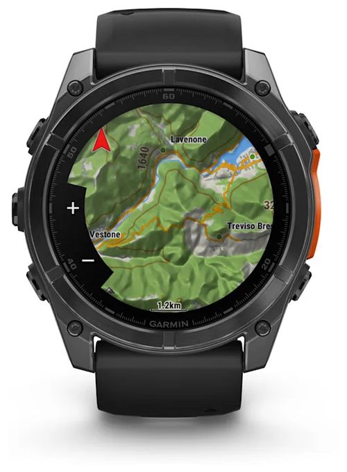 Digital 51 mm  Smartwatch Rund  Fenix 8 (Grau) 