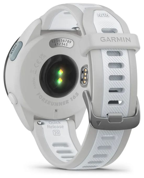 Digital 43 mm Smartwatch Rund  Forerunner 165 (Grau) 