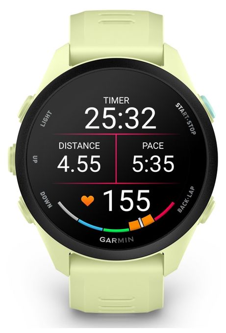 Digital 30 mm Smartwatch Rund  Forerunner 70 (Limette) 