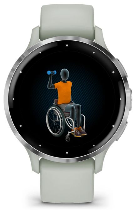 Digital 41 mm Smartwatch Rund  Venu 3S (Grau, Silber) 