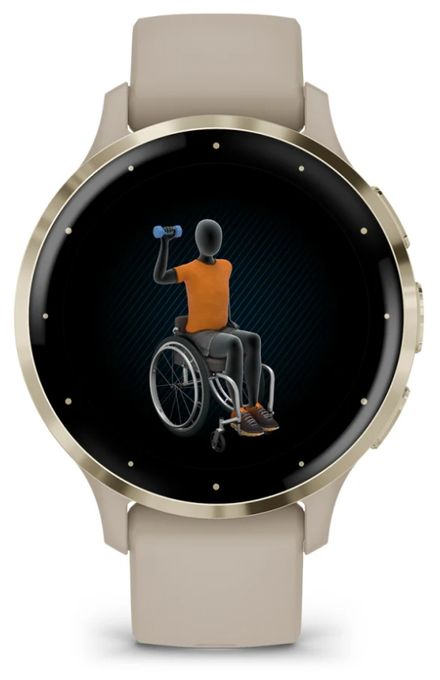 Digital 41 mm Smartwatch Rund  Venu 3S (Gold, Grau) 