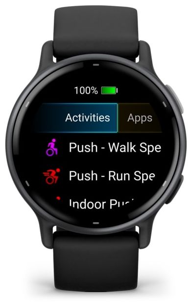 Digital 42 mm  Smartwatch Rund 264 h  Vivoactive 5 (Schwarz) 