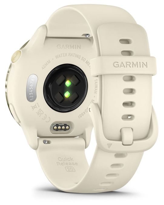 Digital 42 mm  Smartwatch Rund 264 h  Vívoactive 6 (Weiß) 