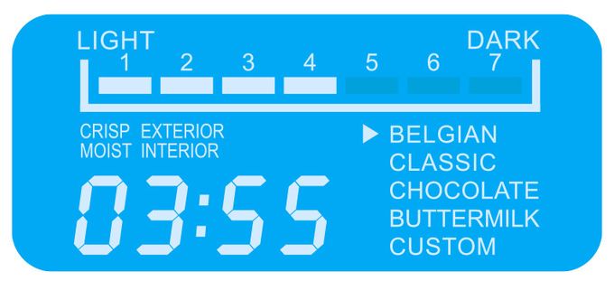 Waffeleisen Rechteckig für 2 Waffel(n) 1600 W 42449 Advanced Control Black Edition 