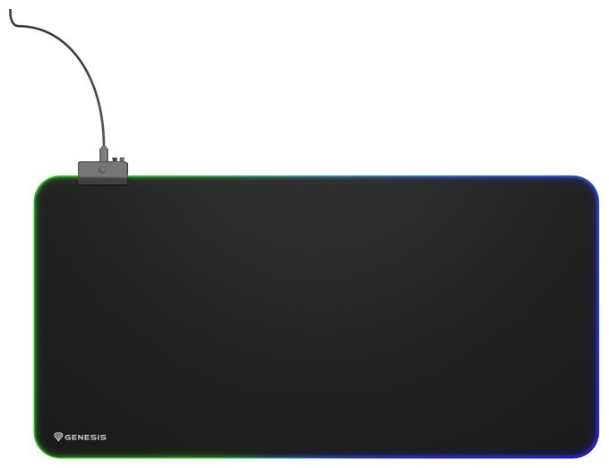 Mauspad  Boron 500 XXL RGB (Schwarz) 