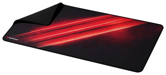Mauspad  Carbon 500 Maxi Flash G2 (Schwarz, Rot) 