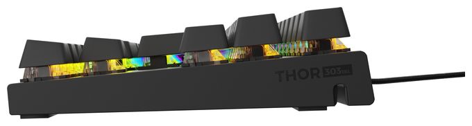RGB-LED Gaming Tastatur USB  Thor 303 TKL (Schwarz) 