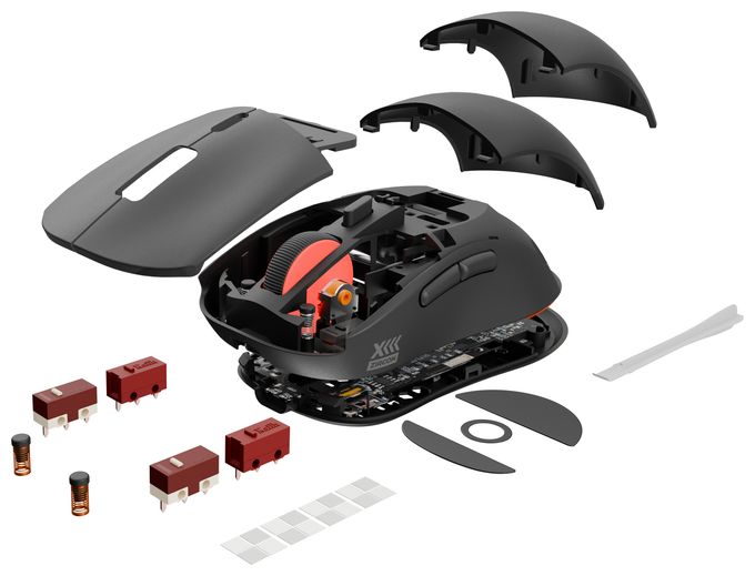 26000 DPI Gaming Maus Optisch  Zircon XIII (Schwarz) 