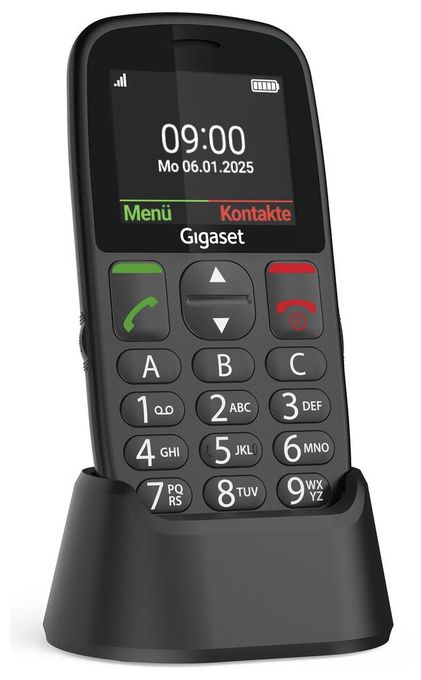2G Smartphone 5,59 cm (2.2 Zoll) 0,3 MP Single SIM  GL395 (Schwarz) 