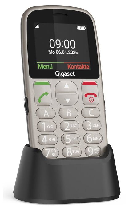 2G Smartphone 5,59 cm (2.2 Zoll) 0,3 MP Single SIM (Titanium silver) GL395 
