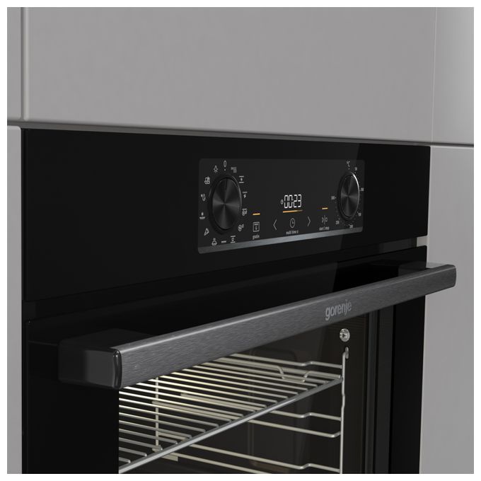 Einbaubackofen maxi Dampfgaren BOS6737E13BG 